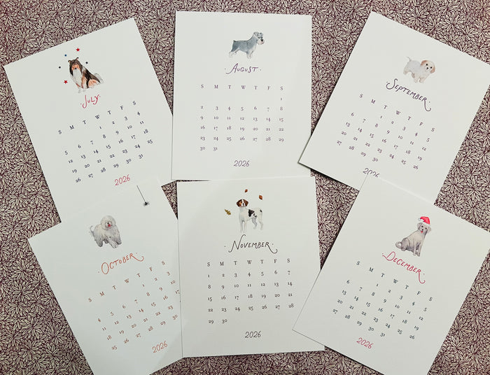 2026 Dog Lover's Desk Calendar