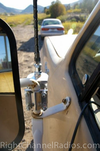 3-way CB Antenna Mirror Mount Rear View