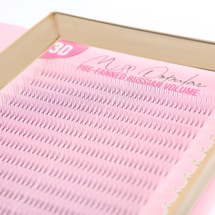 3D Mixed-Length Pre Russian Lashes XL