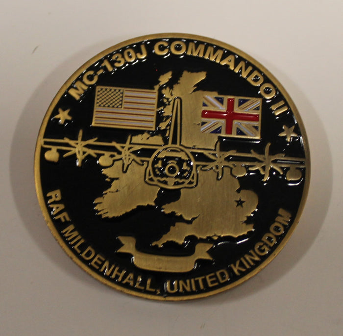 67th Special Operations Squadron Night Owls MC-130J Commando II Air Force Challenge Coin