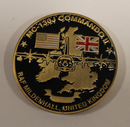 67th Special Operations Squadron Night Owls MC-130J Commando II Air Force Challenge Coin