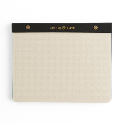 A5 Bluescale Notepad: Dot Grid - Archer and Olive