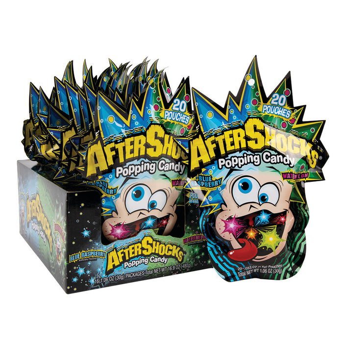 Aftershocks Raspberry and Watermelon Popping Candy - 16 Count