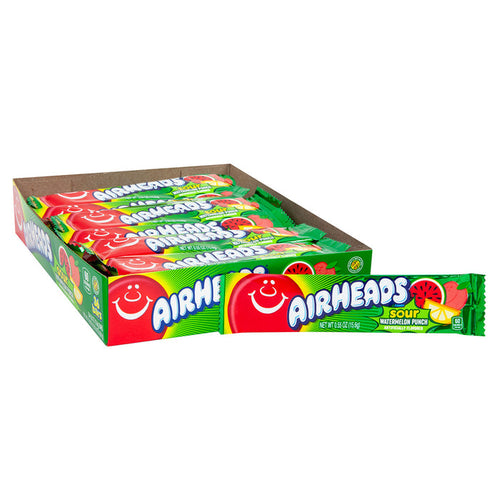Airheads Sour Watermelon Punch Candy - 36 Count