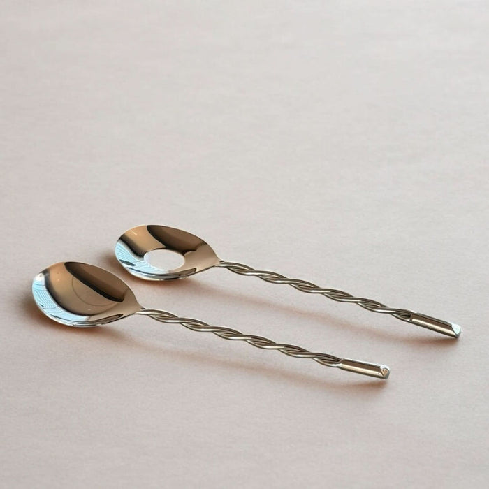 Ankara Twisted Salad Servers - Cultheir