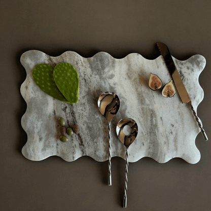 Ankara Twisted Salad Servers - alternate view