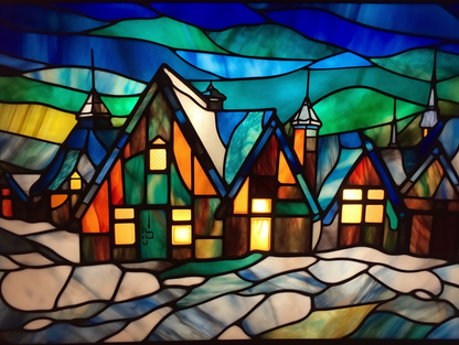 Arctic Aurora Borealis Village