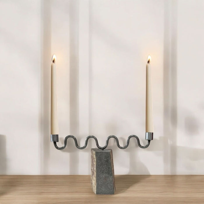 Aria Candle Holder - detail view showing craftsmanship