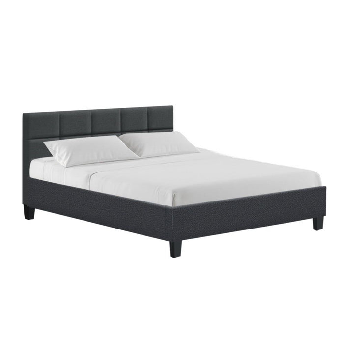 Artiss Bed Frame Queen Size Charcoal TINO -Home Living Store - -