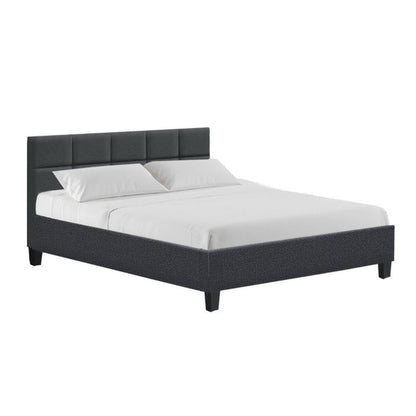 Artiss Bed Frame Queen Size Charcoal TINO -Home Living Store - -
