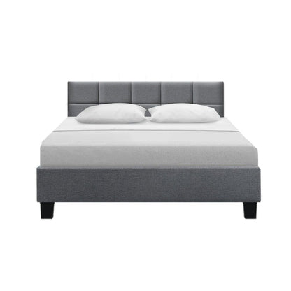Artiss Bed Frame Queen Size Grey TINO -Home Living Store - -