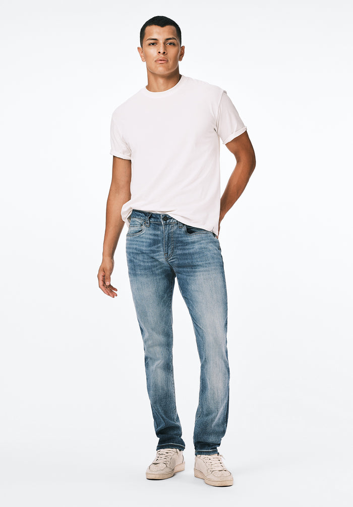Buffalo Men Jeans Navy Denim Denim Pants Stretch