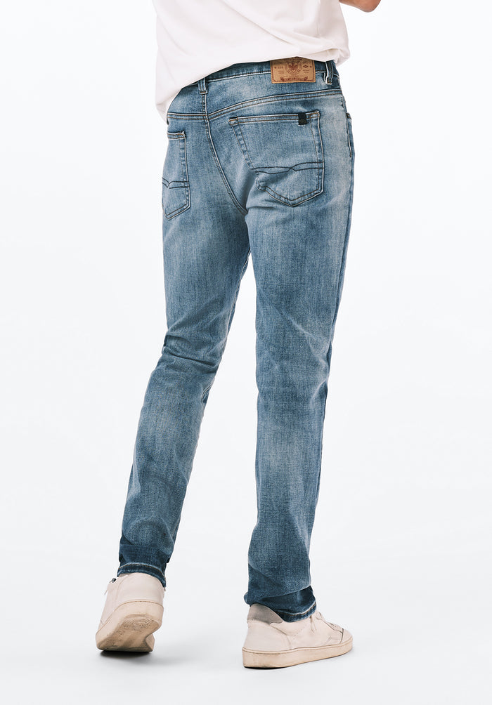 Buffalo Men Jeans Navy Denim Denim Pants Stretch