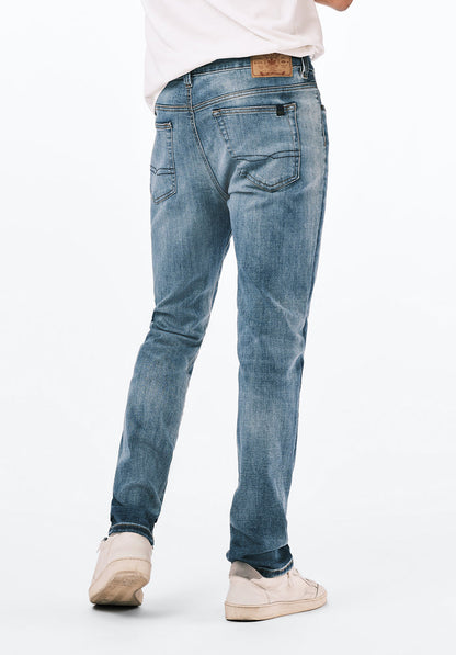 Buffalo Men Jeans Navy Denim Denim Pants Stretch