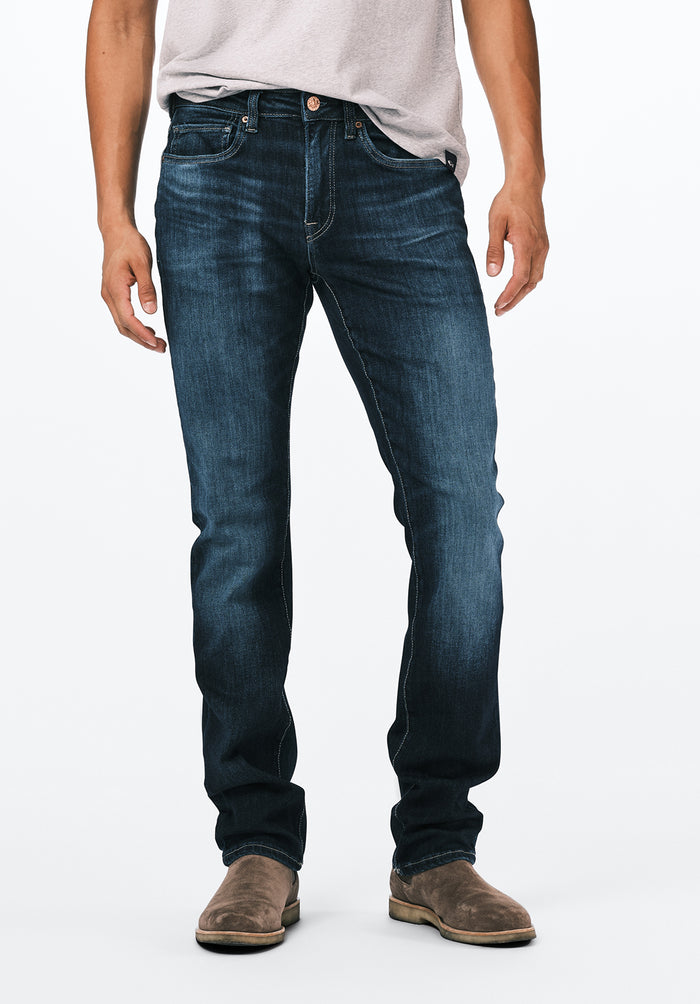 Buffalo Men Jeans Navy Denim Denim Pants Stretch