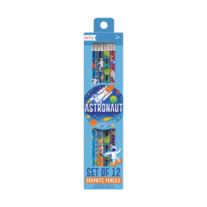 OOLY Astronaut Graphite Pencils in product packaging