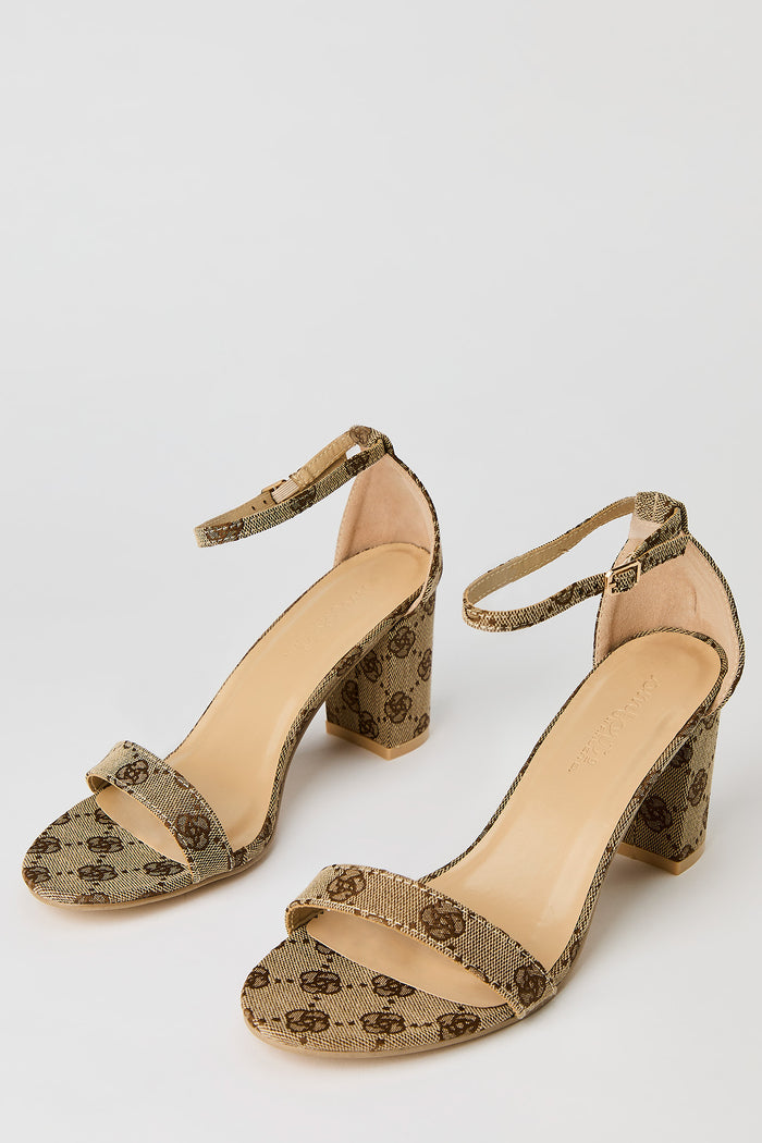 Banded Block Heel
