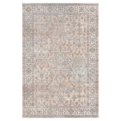 Bazaar Printed Microfibre Rug - Peach | 160 x 240cm by Urban Style