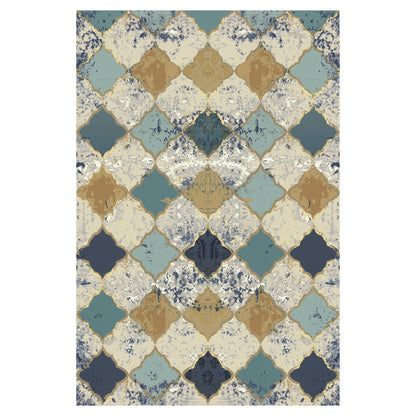 Bazaar Printed Microfibre Rug - Turkish Tiles | 160x240cm by Urban Style
