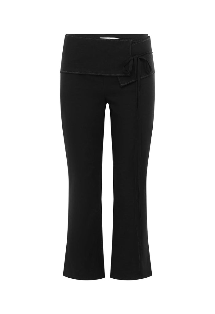 Belted Capri Pant Nera