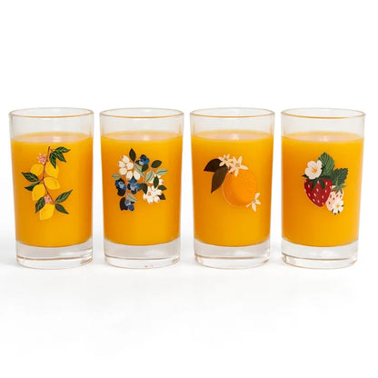 Berry and Citrus Juice Glasses