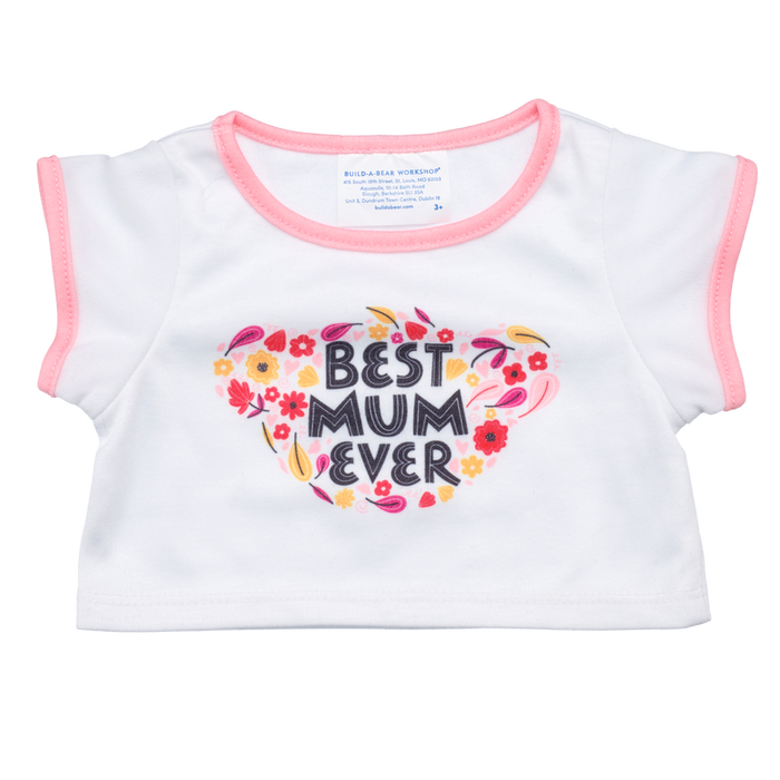 Best Mum Ever Teddy Bear Tee