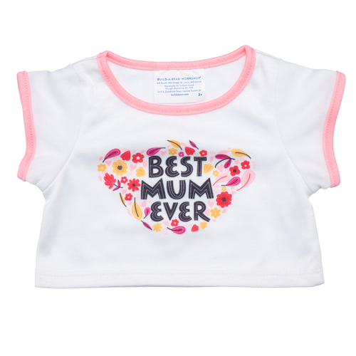 Best Mum Ever Teddy Bear Tee
