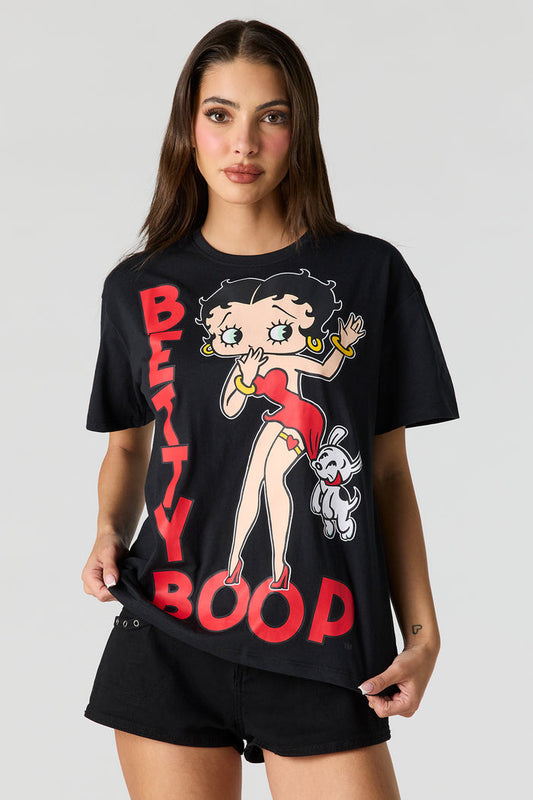 Betty Boop Graphic Boyfriend T-Shirt