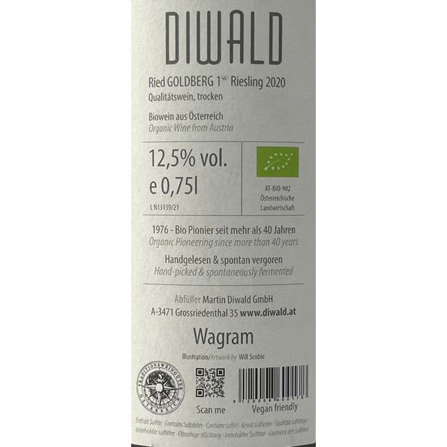Bioweingut Diwald, Riesling 1ÖTW Goldberg 2021