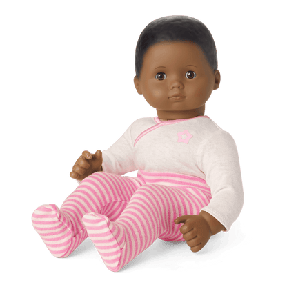Bitty Baby® Doll #1 with black hair in Pretty Pink