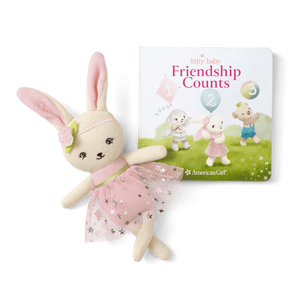 Bitty’s™ Bunny Friend & Friendship Counts Board Book