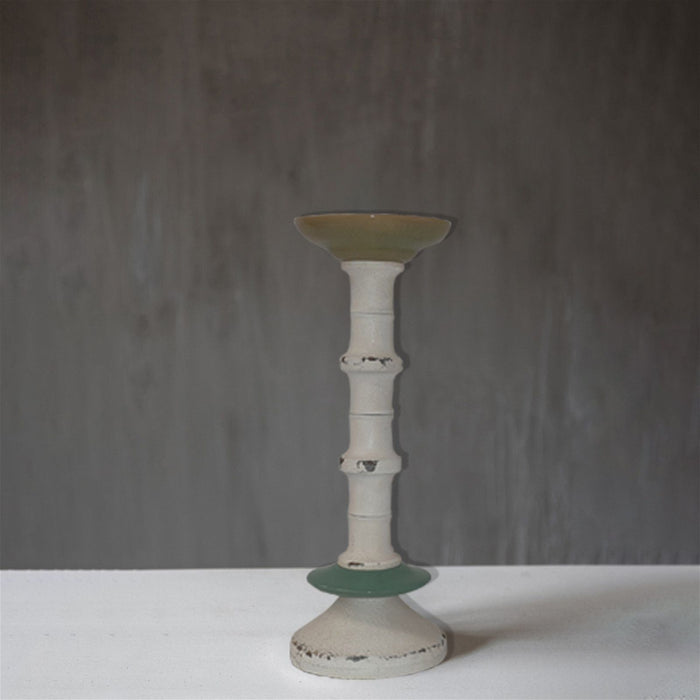 Blue Base Antique Candle Holder by Urban Style -Home Living Store - -