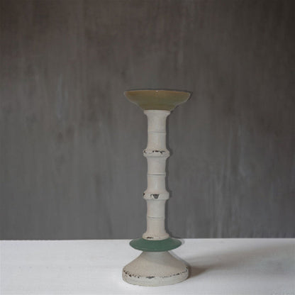 Blue Base Antique Candle Holder by Urban Style -Home Living Store - -