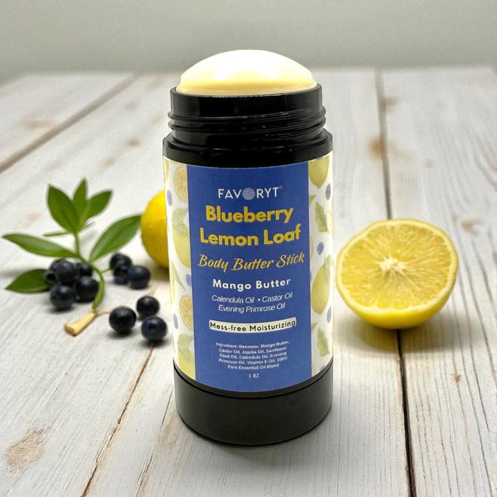 Blueberry Lemon Loaf Body Butter Stick – Limited Edition Holiday Moisturizer