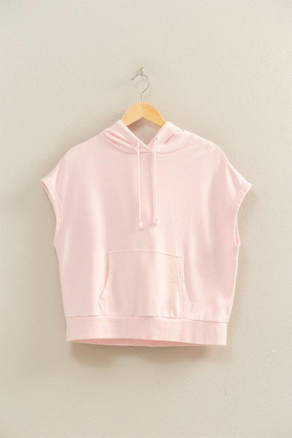 Blush Breeze Hooded Top