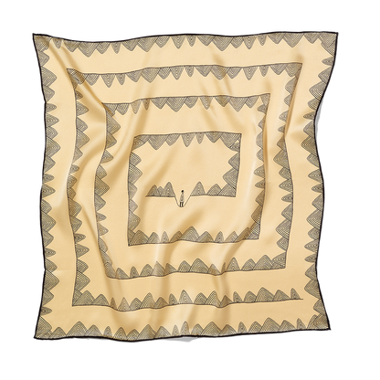 Brian Rea’s Silky Landscape Scarf - Image 1