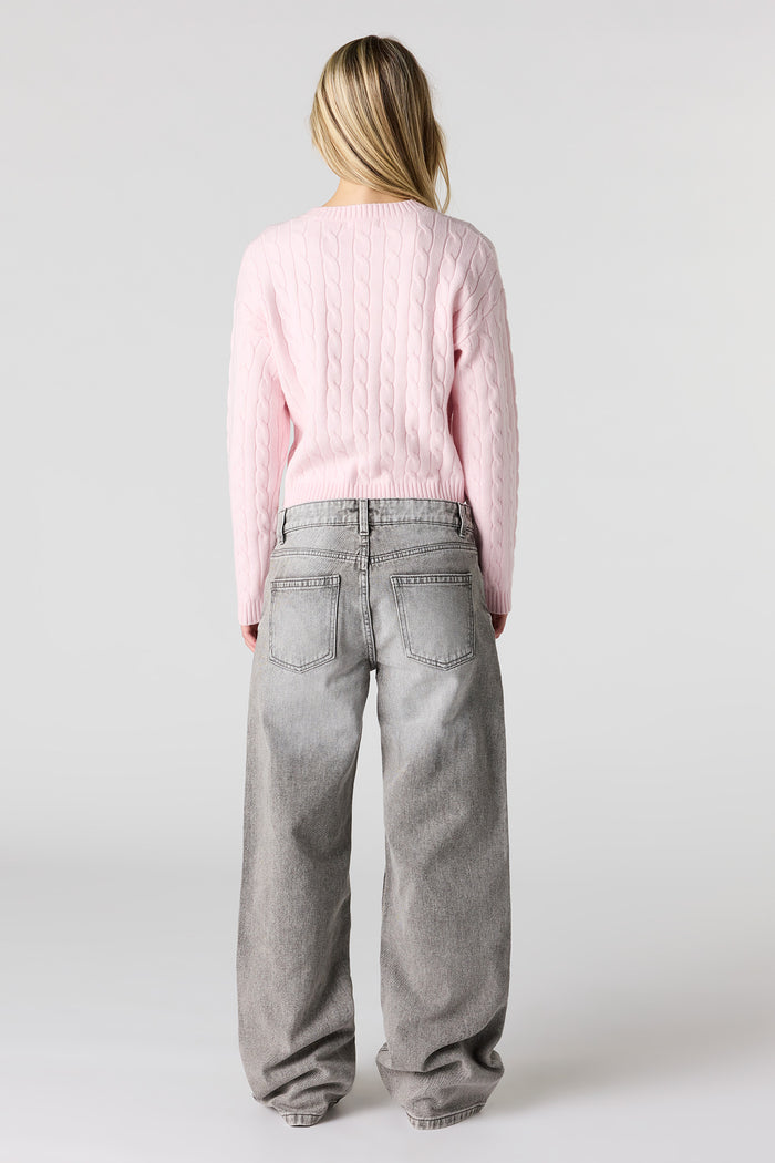 Brooklyn Low Rise Baggy Grey Jean