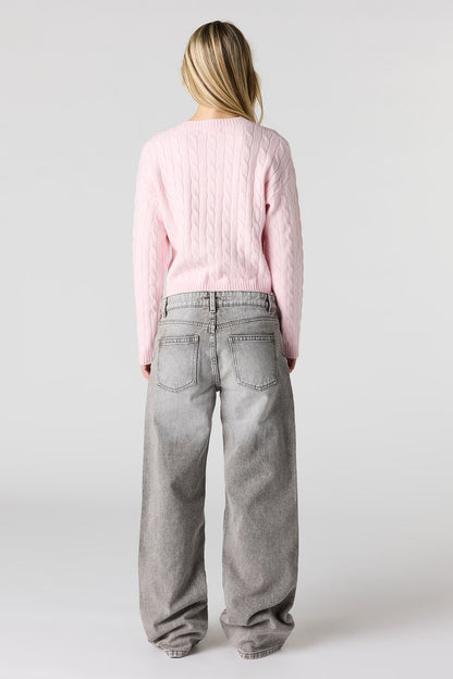 Brooklyn Low Rise Baggy Grey Jean
