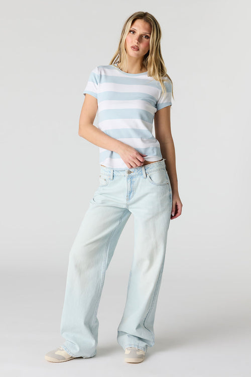 Brooklyn Low Rise Baggy Light Jean
