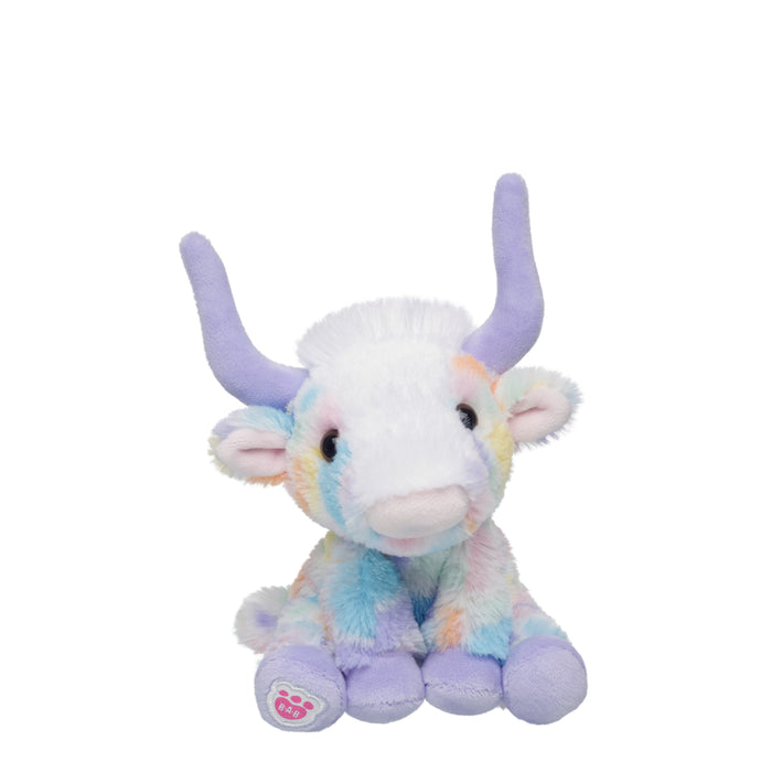 Build-A-Bear Mini Beans Spring Pastures Longhorn Stuffed Animal