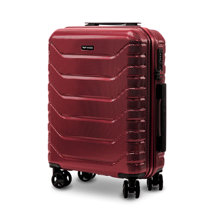 Walizka kabinowa Wings CRAKE 20" WINE RED CRAKE COLLECTION