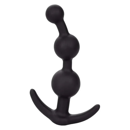 CalExotics® CalExotics Booty Call Beads - Premium Silicone Anal with EZ Pull Handle Black