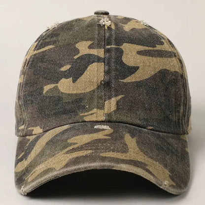 Camo Cool Distressed Hat