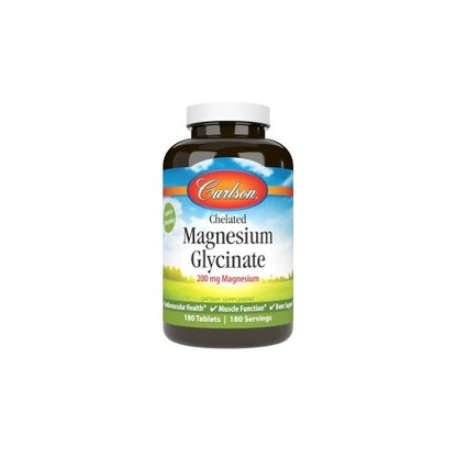 Carlson Labs Chelated Magnesium 180 Tablets