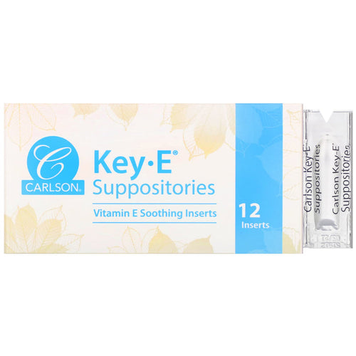 Carlson Labs Key-E Suppositories 12 Inserts