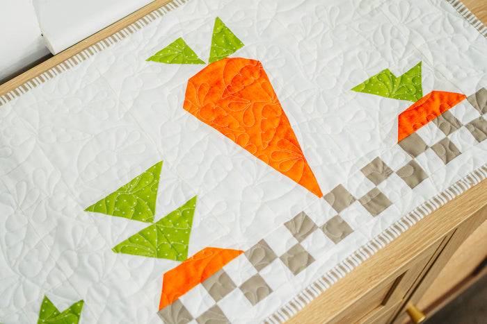 Carrot Tops Table Runner (Downloadable Pattern)