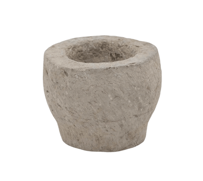 Carved Stone Mortar Bowl - handcrafted stone bowl - Cultheir
