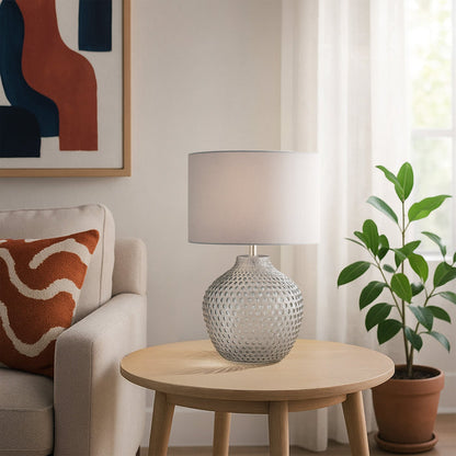 Cassie Table Lamp Grey by Urban Style