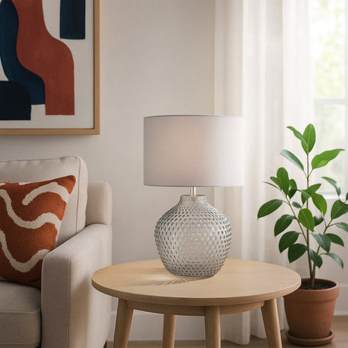 Cassie Table Lamp Grey by Urban Style