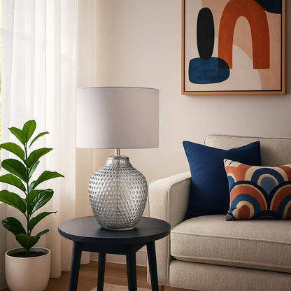 Cassie Table Lamp Grey by Urban Style